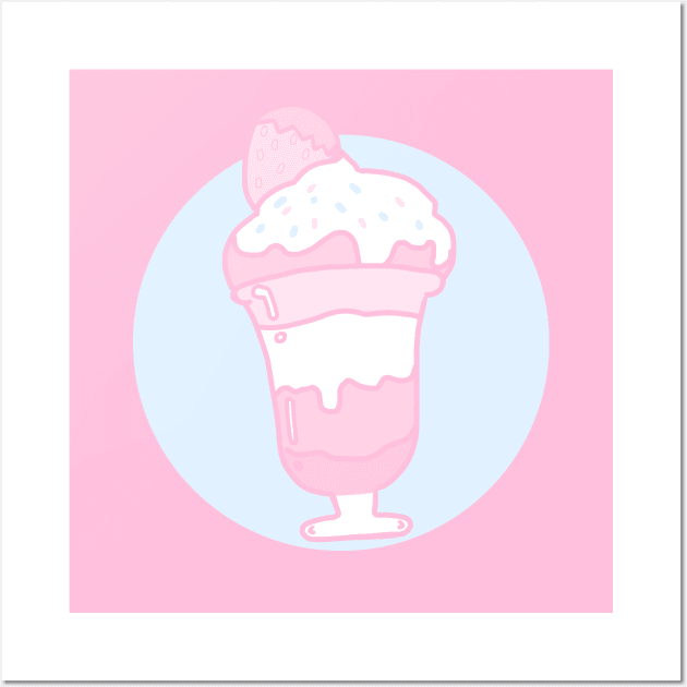 Kawaii Parfait Wall Art by Esseme’ Art